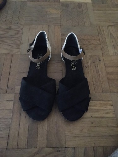 Oliver sandalen schwarz mit - s.oliver,
